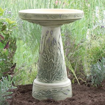 bird wayfair bath burley clay baths lavendar handpainted choice birds lavender painted hand