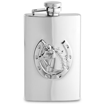 Horse & Horseshoe Flask