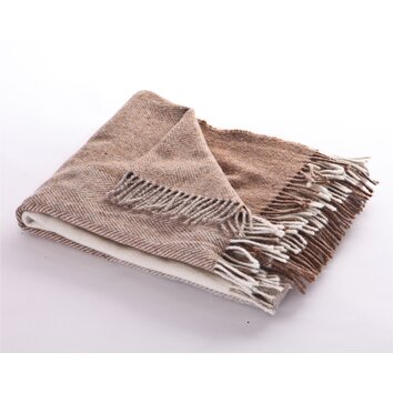 Sandy Cove Nine Block Sheep Wool Throw