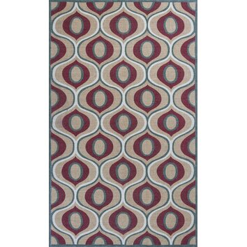 Serafina Beige/Red Tertulia Area Rug