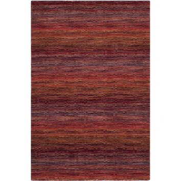 Himalaya Red Stripe Area Rug