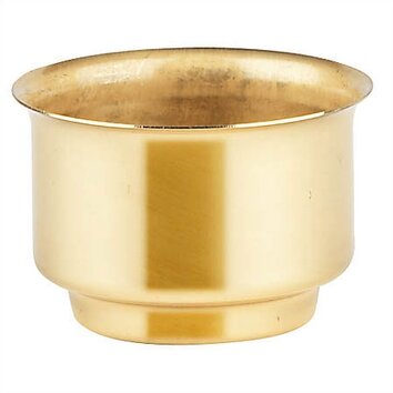 Polished Brass Candle Cup