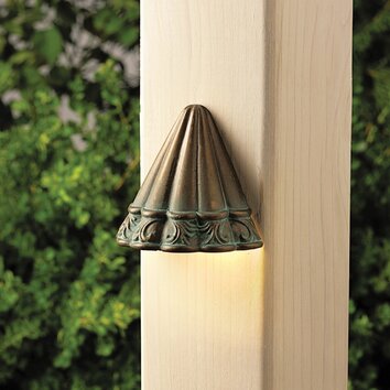 Ainsley Square Scalloped Deck Light