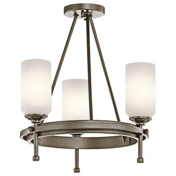 Ladero 3 Light Convertible Chandelier