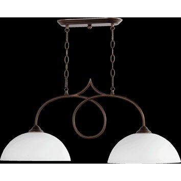 Quorum Brooks 2 Light Kitchen Island Pendant