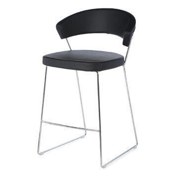 New York 25.63 Bar Stool with Cushion