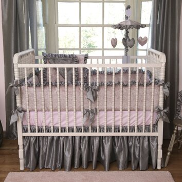 Charlotte 3 Piece Crib Bedding Set