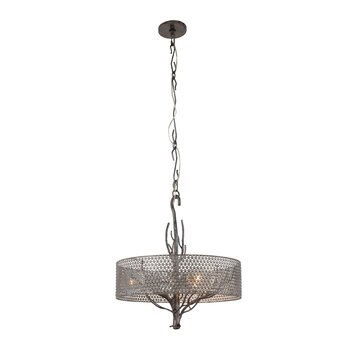 Varaluz Treefold 3 Light Drum Pendant