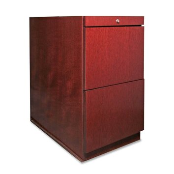 88000 Series File Pedestal, File/File, Mahogany