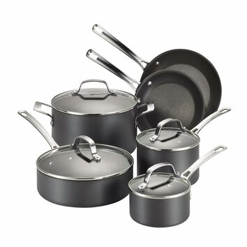 Circulon Genesis 10 Piece Hard Anodized Cookware Set