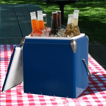 Buffalo Tools 12 Qt. AmeriHome Retro Style Picnic Cooler