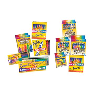 Flatsiders No roll Crayons 8 Count