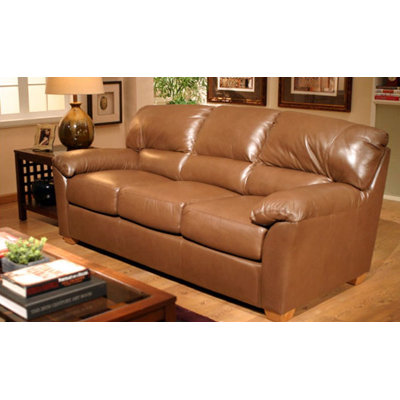 Omnia Furniture OTL1717 Cedar Heights Leather Loveseat