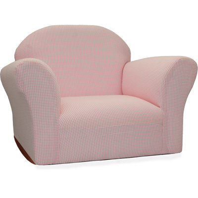 Fantasy Furniture Roundy Ghingham Kid’s Rocking Chair CR1X