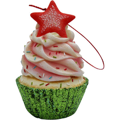 sandicast star top cupcake christmas tree ornament sandicast star top cupcake christmas tree ornament