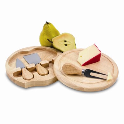 a fruit and cheese cutting board and serving set