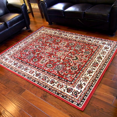 TajMahal Red Oriental Area Rug by DonnieAnn Company