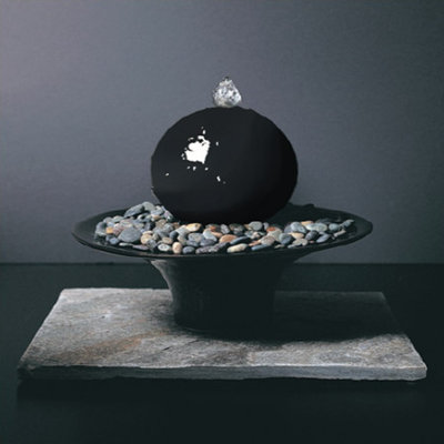 tabletop fountain gentle presence water fountains nayer kazemi sphere ceramic 1021 table wayfair indoor