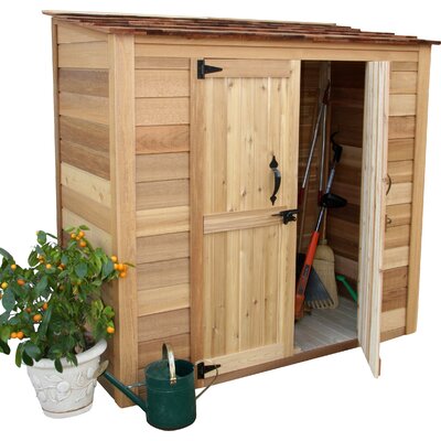 outdoor living today garden chalet 6 ft. w x 3 ft. d wood