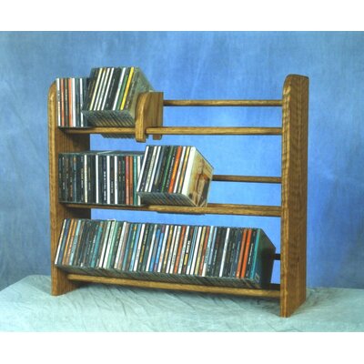 Wood Shed 300 Series 165 CD Multimedia Tabletop Storage Rack &amp; Reviews ...