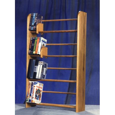 400 Series 160 DVD Dowel Multimedia Storage Rack by Wood Shed