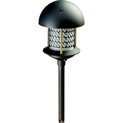 Paradise Garden Lighting Palm Island Post Mount Landscape Garden Light ... Light Pagoda Landscape Lighting by Dabmar Lighting