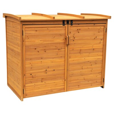 Leisure Season Horizontal Refuge 6 Ft. W x 3 Ft. D Wood Storage Shed