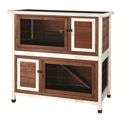 Double Decker lndoor Rabbit Hutch - Can Be Used For Guinea Pigs Also