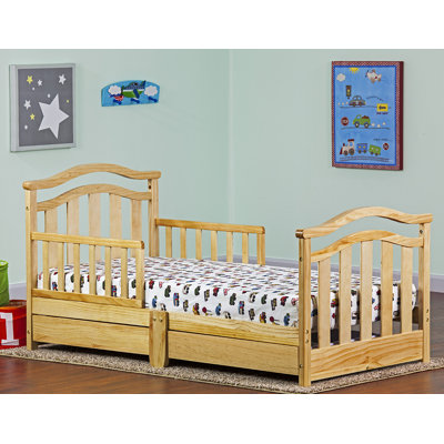 Dream On Me Elora Toddler Bed with Storage Drawer 650 E