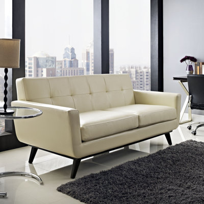 Modway WQ17337 Employ Leather Loveseat