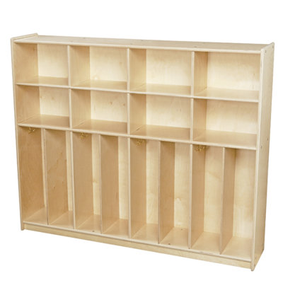 Wood Designs Contender 8-Section Baltic Birch Neat and Trim Locker C50860 C50860F