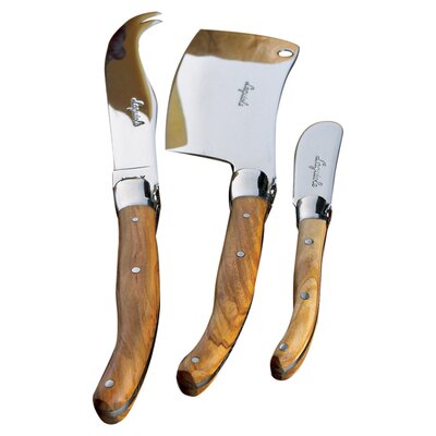 3 by Set Cheese laguiole  Knife Piece Laguiole Dubost cheese 4 knife set piece Jean