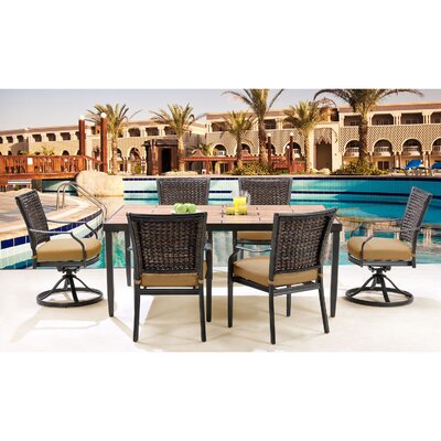 Mercer 7 Piece Dining Set with Cushions