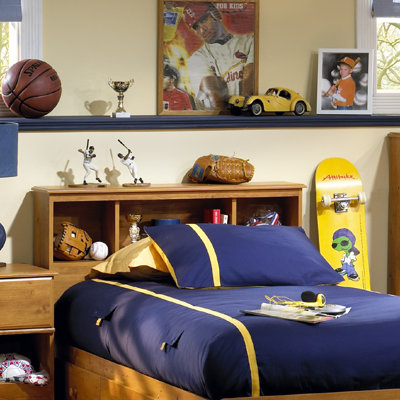 South Shore Amesbury Twin Bookcase Headboard 3432 098