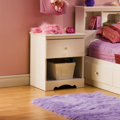 South Shore Crystal 1 Drawer Nightstand 3550 062