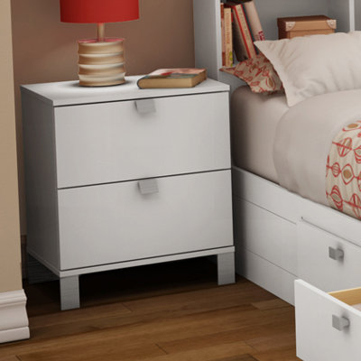 South Shore Sparkling 2 Drawer Nightstand 3260060