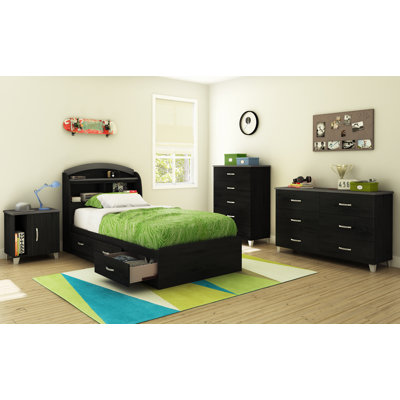 South Shore Lazer Twin Storage Mate’s Customizable Bedroom Set Collection 9005080