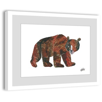 Marmont Hill Big Brown Bear 2 Framed Painting Print & Reviews | Wayfair