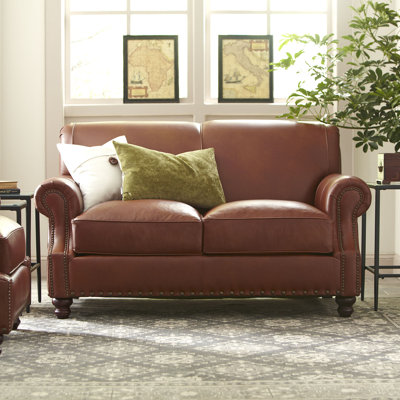 Birch Lane BL3385 Landry Leather Loveseat