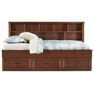 Bartone Wooden Bookcase Bed