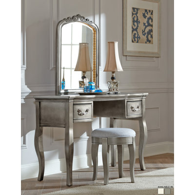 NE Kids Kensington Vanity Set with Mirror with Mirror
