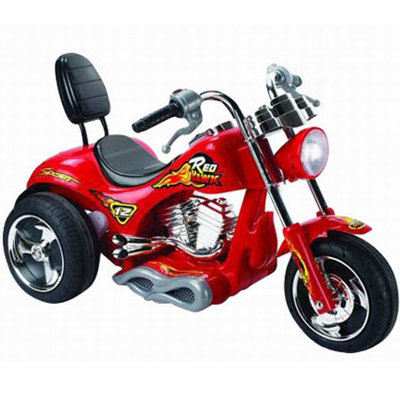 Big Toys Red Hawk 12V Battery Powered Motorcycle Big Toys