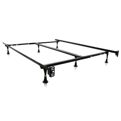 Malouf 6 Leg Adjustable Metal Bed Frame \u0026 Reviews  Wayfair