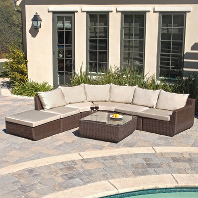 Hawley 6 Piece Lounge Seating Group with Cushions