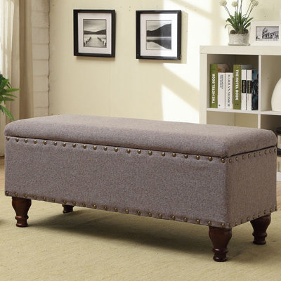 Three Posts Lattimer Upholstered Storage Entryway Bench