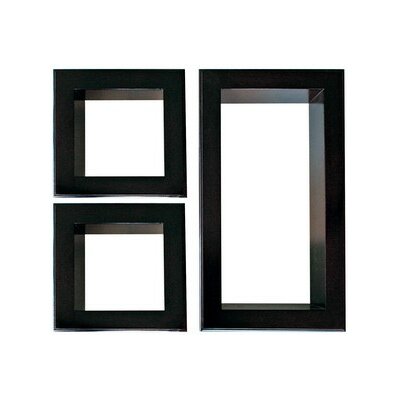 nexxt Design Cubbi Framed 3 Piece Wall Shelf Set &amp; Reviews | Wayfair