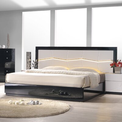 Turin Panel Bed with Light
