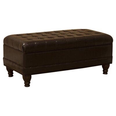 Deluxe Tufted Bedroom Storage Ottoman by HomePop