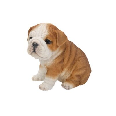 bulldog puppy statue