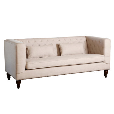Darby Home Co DBHC4884 Crest Lane Tufted Nailhead Trim Sofa